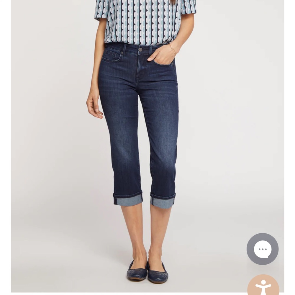 Not Your Daughter’s Jeans NYDJ Marilyn Crop size 8